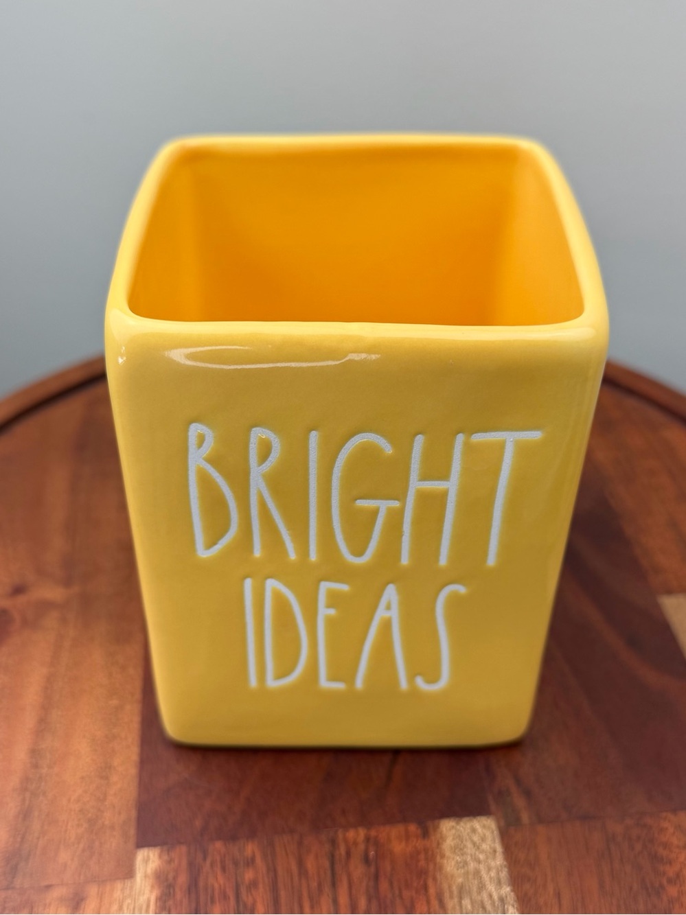 Rae Dunn BRIGHT IDEAS storage organizer